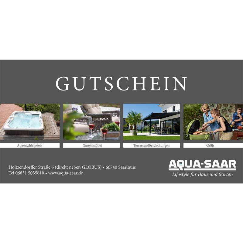 Aqua-Saar Geschenkgutschein für Sie und Ihn 25 €