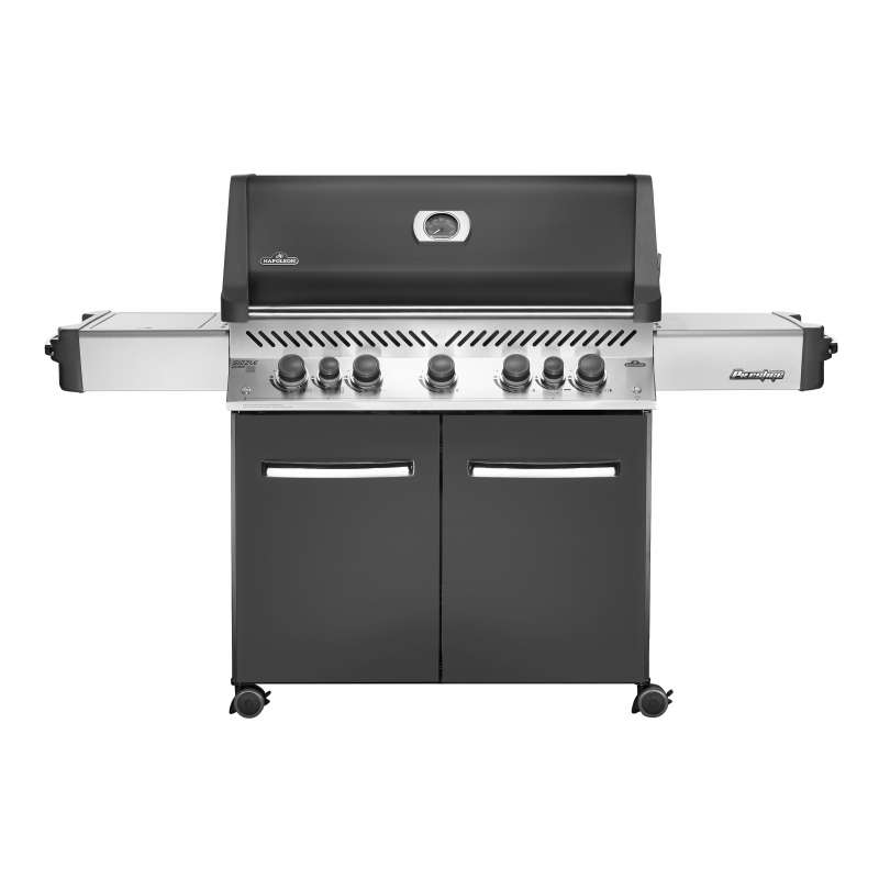 Napoleon Prestige 665 Charcoal Grau Gasgrill 29,7 kW 7 Brenner inkl. SIZZLE ZONE P665RSIBPCH