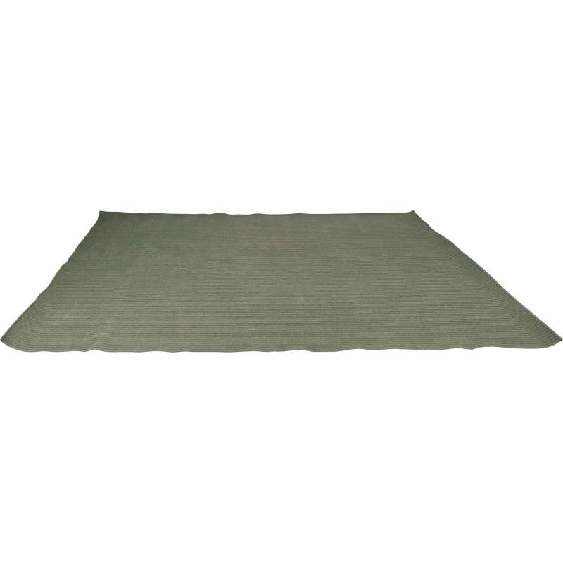 Stern Outdoorteppich 200x300 cm Kordel Oliv Teppich für Garten rechteckig
