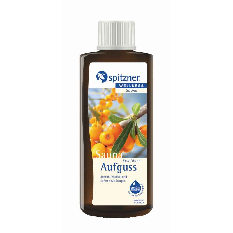 Spitzner Saunaaufguss Sanddorn 190 ml Wellness Konzentrat 8850082