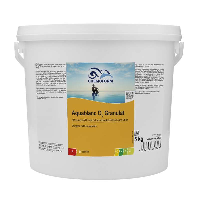 Chemoform Aquablanc O2-Granulat 5 kg Aktivsauerstoff Desinfektion ohne Chlor