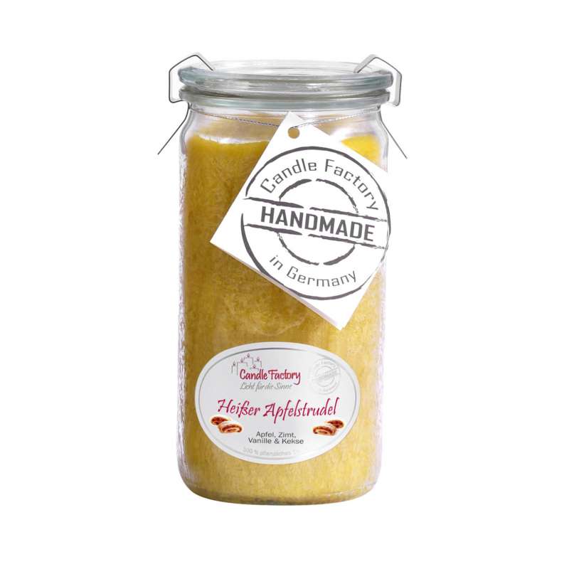 Candle Factory Mini Jumbo Heißer Apfelstrudel Duftkerze Dekokerze 307-063