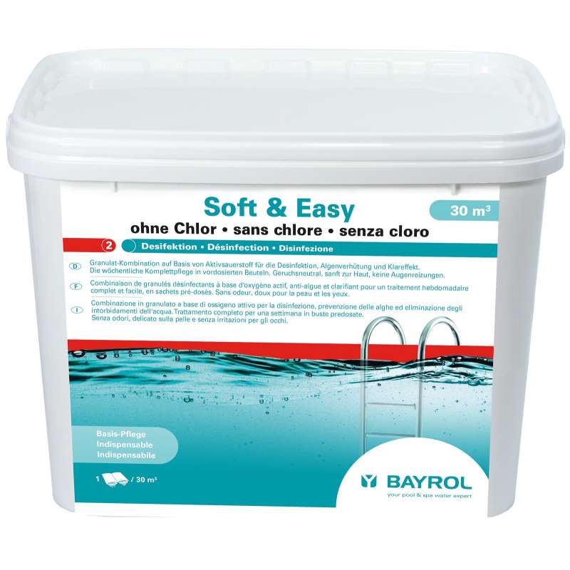 Bayrol Soft & Easy 5,04 kg Komplettpflege ohne Chlor Poolgröße ab 30 m³ 1199202