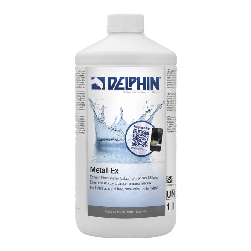 Delphin Metall Ex 1 Liter Entfernung von Metallionen im Wasser Eisenentfernung