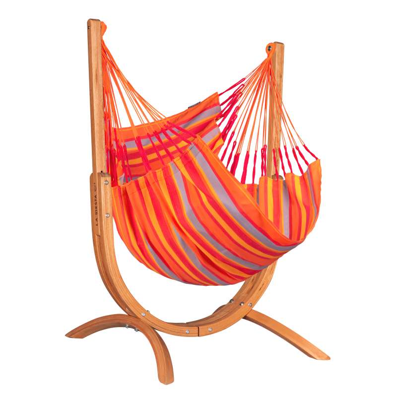 La Siesta Hängesessel Udine Outdoor Toucan - wetterresistent mit Eucalyptus-Gestell