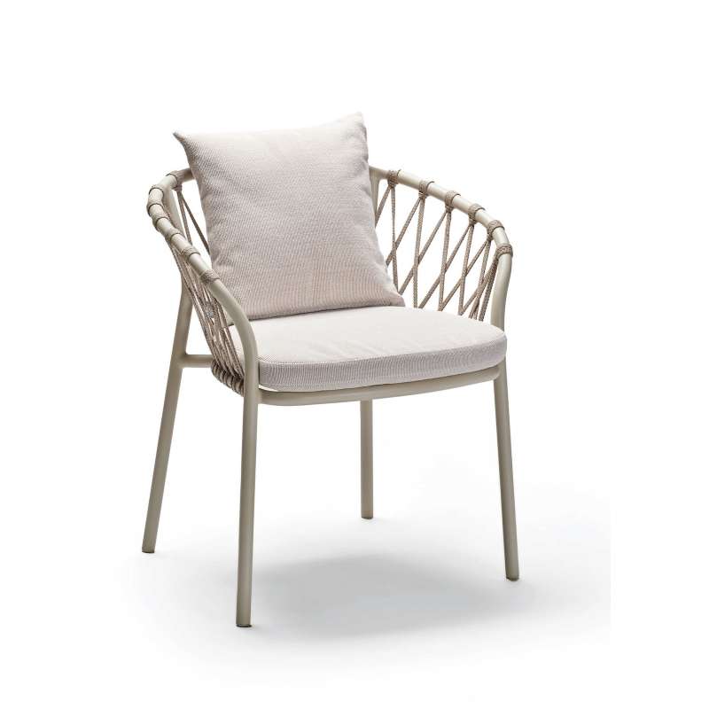 Stern Klea Sessel Lounge-Sessel Gartensessel Aluminium-Gestell greige/vanilla