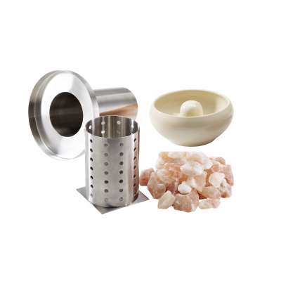 Infraworld Sole Aqua Premium Salzverdampfer mit Verdampfertopf beige für Saunaofen Infraworld Sole Aqua Premium Salzverdampfer mit Verdampfertopf beige für Saunaofen