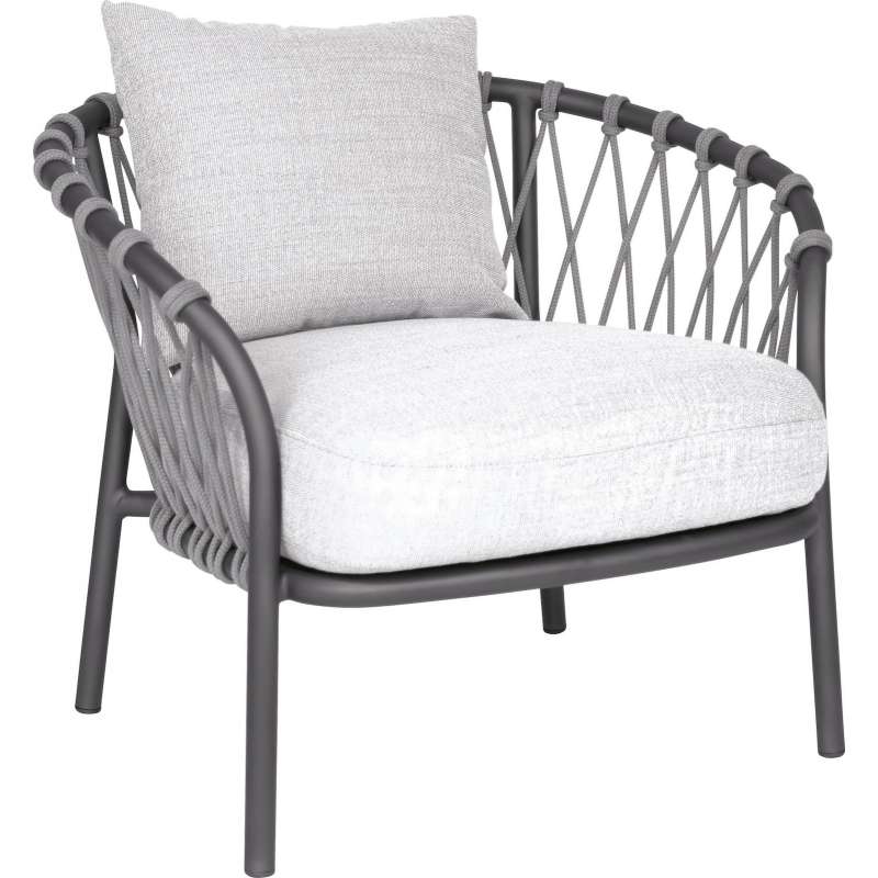 Stern Klea Lounge-Sessel Gartensessel Gartenstuhl Aluminium-Gestell perlgrau