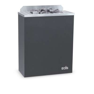 Eos Gracil W 7,5 kW finnischer Saunaofen Elektrischer Wandofen Anthrazit-Perleffekt Eos Gracil W 7,5 kW finnischer Saunaofen Elektrischer Wandofen Anthrazit-Perleffekt