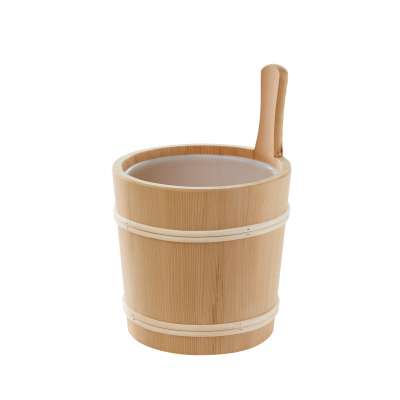 Infraworld Aufgusseimer Thermofichte mit Holzring 5 Liter Kunststoffeinsatz S2306 Infraworld Aufgusseimer Thermofichte mit Holzring 5 Liter Kunststoffeinsatz S2306