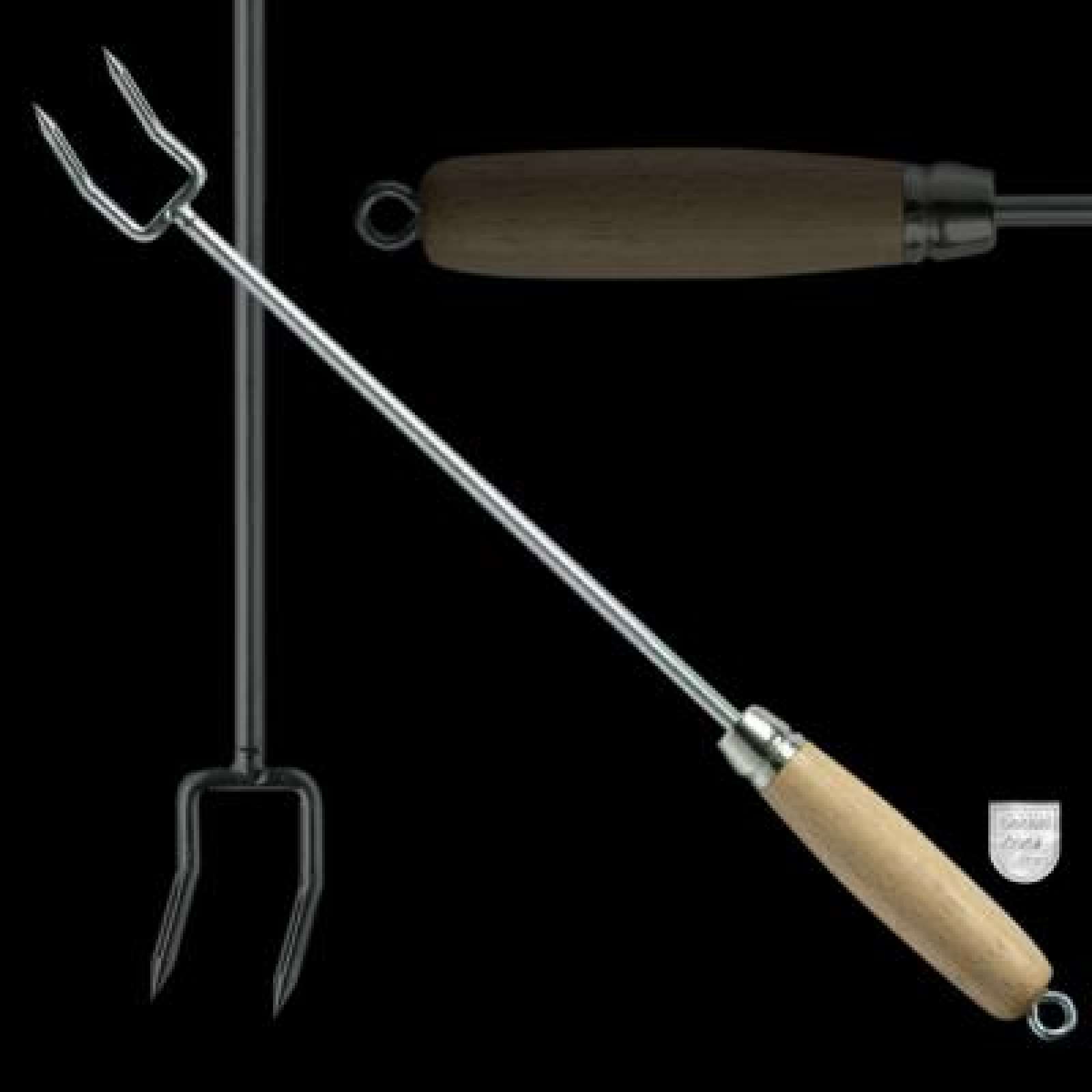 Edelstahl Grillgabel Mit Aufhänger - Spülmaschinengeeignet Für Garten & Küche