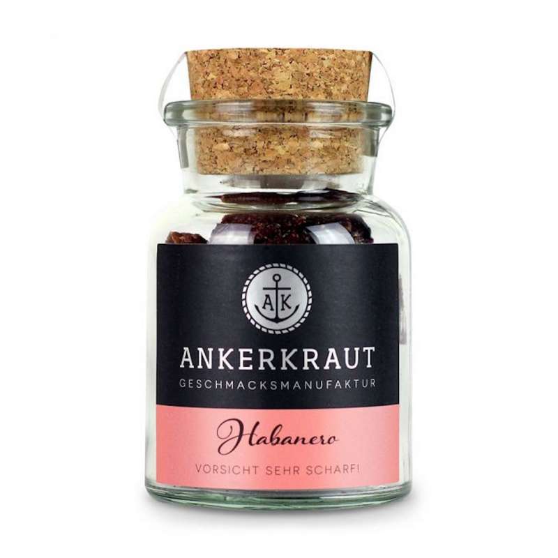 Ankerkraut Habanero ganz Chiligewürz Grillgewürz Korkenglas 12 g