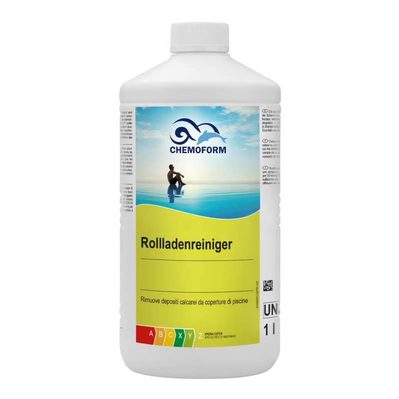 Chemoform Rolladenreiniger 1 l entfernt Kalkablagerungen auf Pool Rollläden