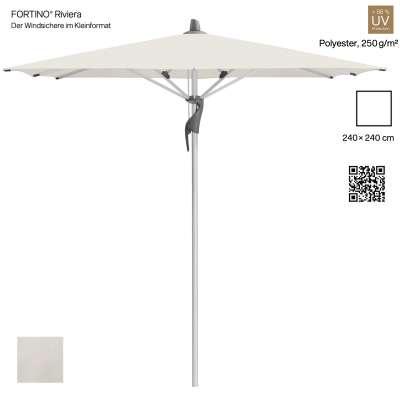 Vorschau: GLATZ Sonnenschirm FORTINO® Riviera quadratisch 240 x 240 cm Farbe 453 Vanilla Mittelmastschirm Vorschau: GLATZ Sonnenschirm FORTINO® Riviera quadratisch 240 x 240 cm Farbe 453 Vanilla Mittelmastschirm