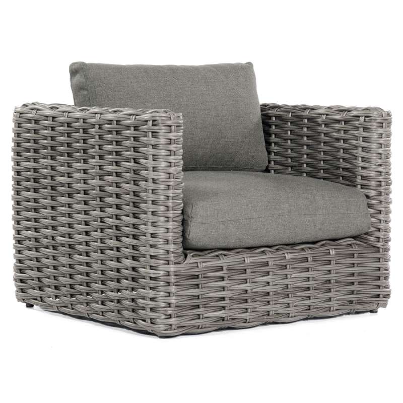 Sonnenpartner Loungesessel Sands Aluminium mit Polyrattan charcoal Lounge-Sessel