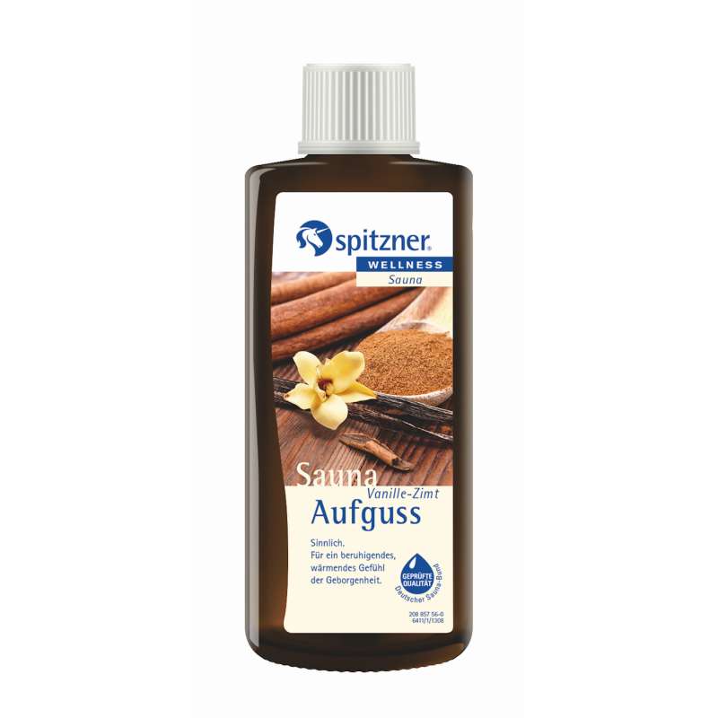 Spitzner Saunaaufguss Vanille-Zimt 190 ml Wellness Konzentrat 8850097