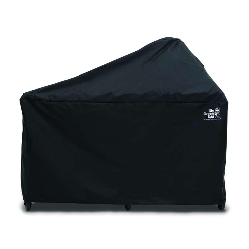 Big Green Egg Abdeckung Schutzhülle EGG Cover für Tisch aus Eukalyptusholz Large