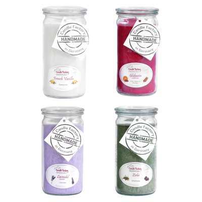 Candle Factory Kerzen-Set Lieblingsdüfte 4x Mini Jumbo Duftkerze Dekokerze Candle Factory Kerzen-Set Lieblingsdüfte 4x Mini Jumbo Duftkerze Dekokerze