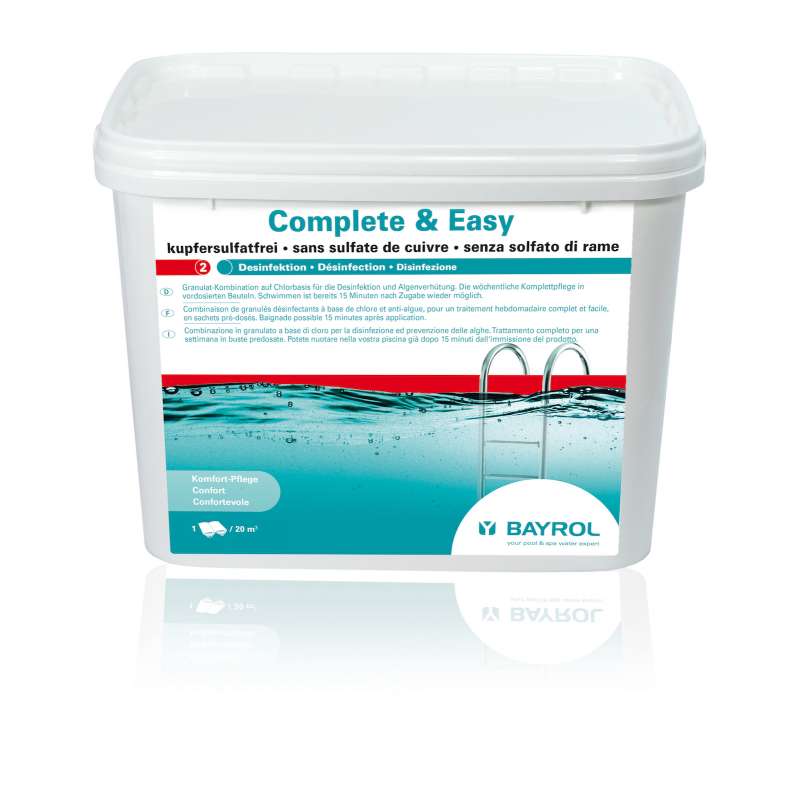 Bayrol Complete & Easy 4,48 kg komplette Wasserpflege Chlor 4199299
