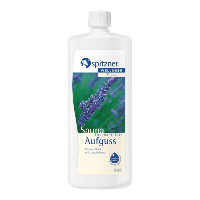 Spitzner Saunaaufguss Lavendelblüte 1 Liter blumig-lieblich Sauna Aufguss