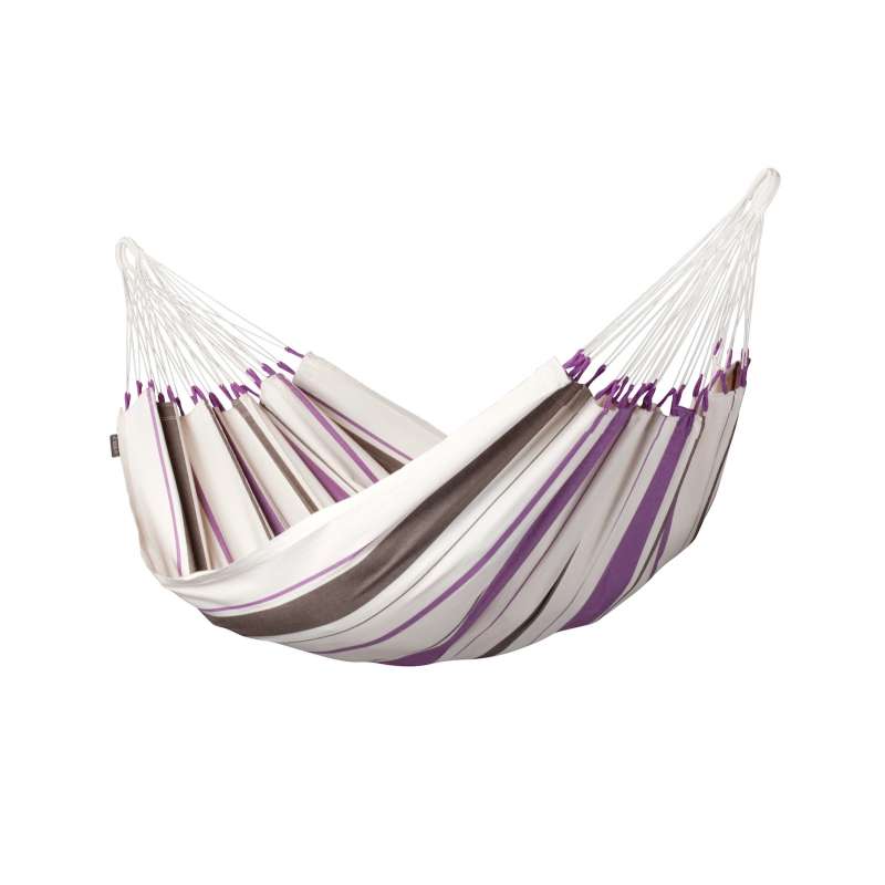 La Siesta Caribeña Purple - Klassische Einzel-Hängematte aus Baumwolle