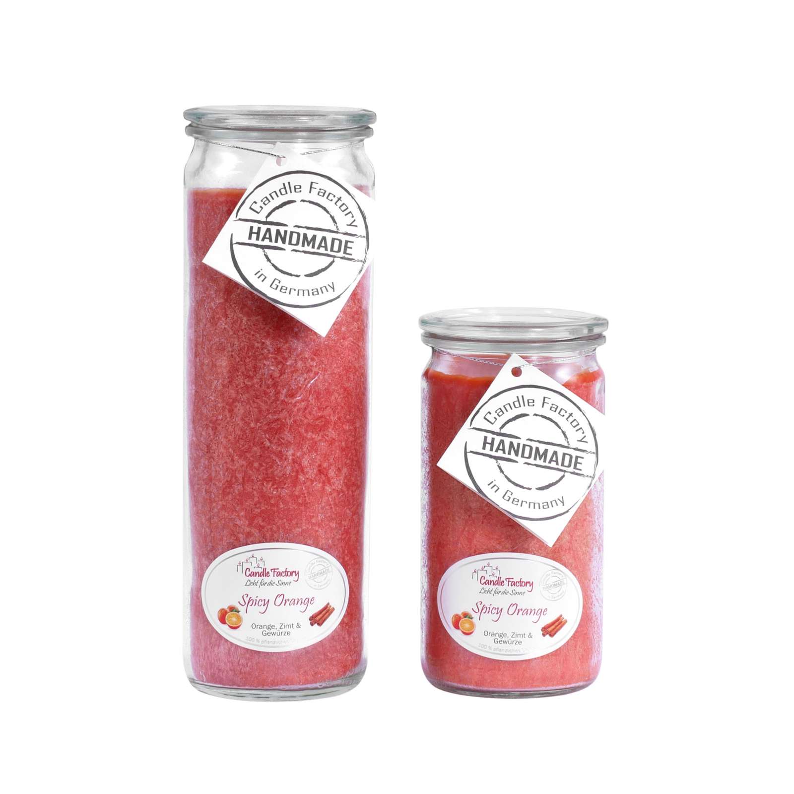 Candle Factory KerzenSet Spicy Orange Big + Mini Jumbo Duftkerze
