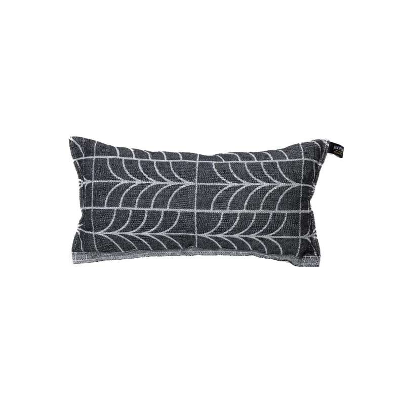 Jokipiin Humina Pillow Saunakissen 22 x 40 cm finnisches Sauna Kissen black/white