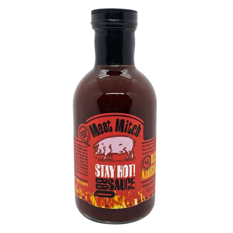 Meat Mitch Stay Hot BBQ-Sauce 480 ml Scharfe Grillsauce MM-2091