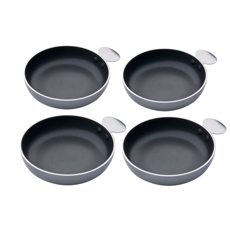 Cadac Tapas & Egg Set bestehend aus 4 GreenGrill-Keramikbeschichteten Aluminiumpfannen 98399C