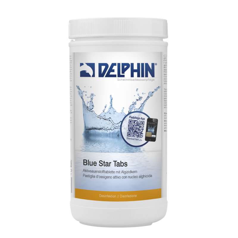 Delphin Blue Star Tabs 1 kg zwei Komponententablette Aktivsauerstoff 0598001D