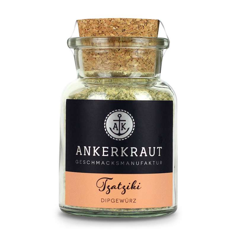 Ankerkraut Tzatziki Dipgewürz Korkenglas 100 g Gewürzmischung