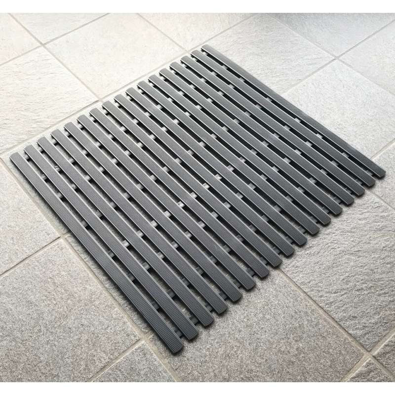 Arend Sauna Rollrost aus PVC in schwarz 100 cm breit 1 lfd. Meter für Saunakabine
