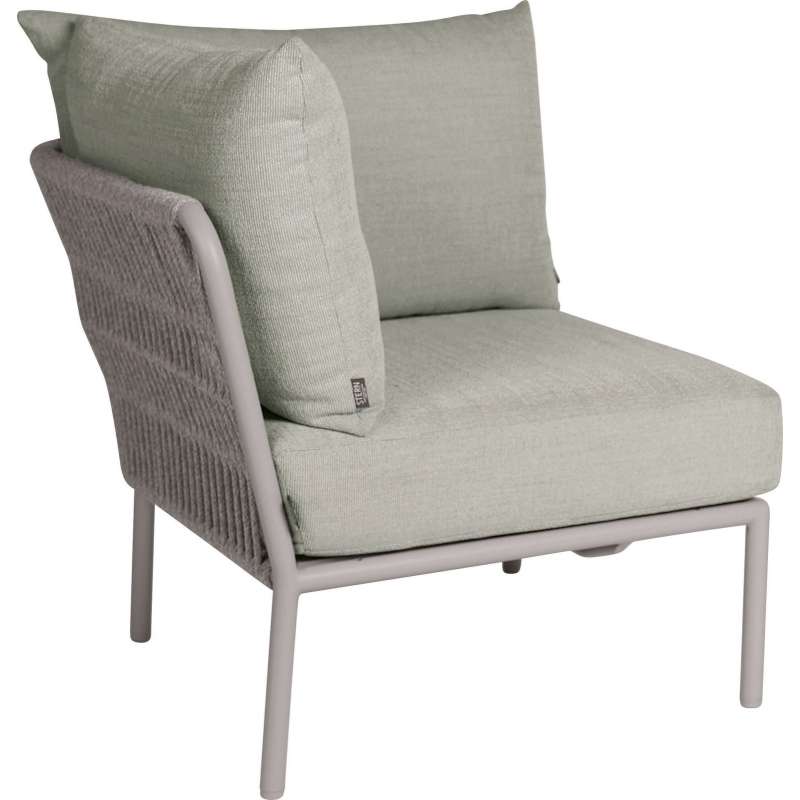 Stern Romy Lounge-Eckelement Lounge-Bank Lounge-Sofa Gartensofa greige/salbei