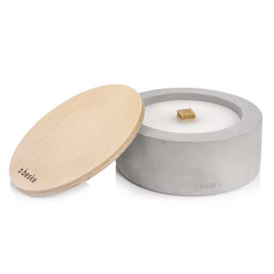 Betonfeuer® Taal Ø 25cm Tischfeuer Garten-Fackel Outdoor-Kerze mit Dauerdocht inkl. Löschbrett Betonfeuer® Taal Ø 25cm Tischfeuer Garten-Fackel Outdoor-Kerze mit Dauerdocht inkl. Löschbrett