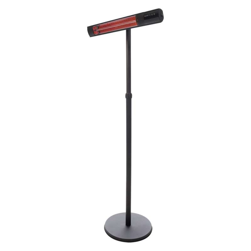 SUNRED® Stand-Infrarot-Heizstrahler Dark Standing Black 2500 Watt schwarz