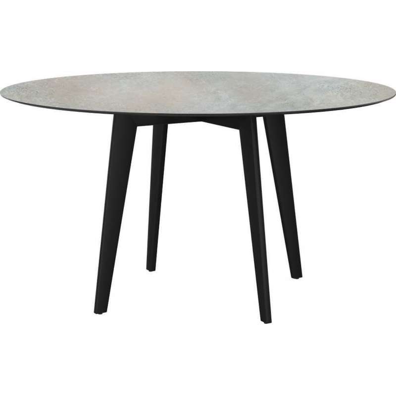 Stern Dinning-Tisch Rund Gartentisch Aluminium Ø134 cm mit wählbarer Tischplatte