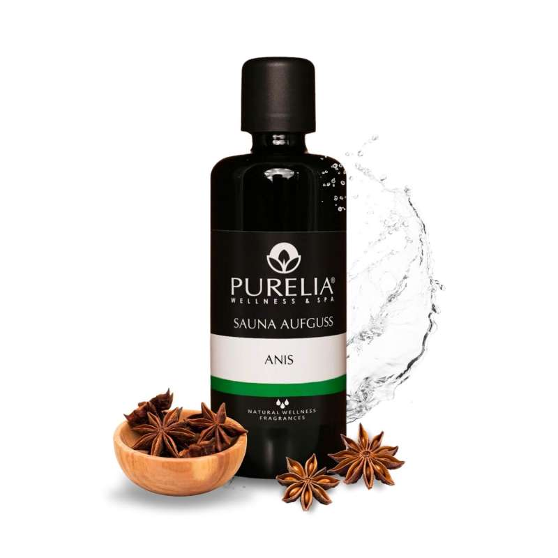 PURELIA Saunaaufguss Konzentrat Anis 100 ml natürlicher Sauna-aufguss - reine ätherische Öle