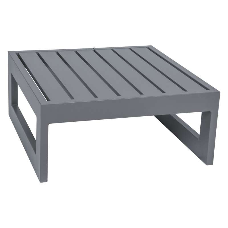 Stern Beistelltisch/Hocker New Holly Aluminium graphit 72x72x33 cm Loungetisch Tisch