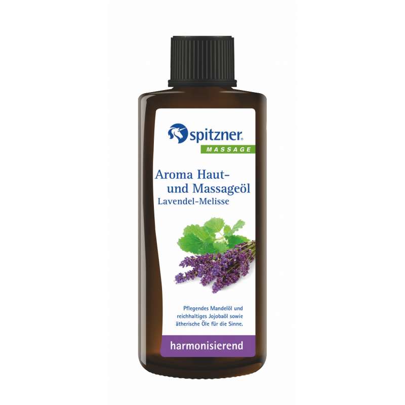 Spitzner Aroma Haut- und Massageöl Lavendel Melisse 190 ml harmonisierendes Massage Öl