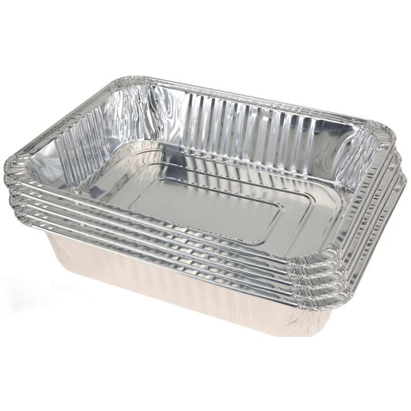 5 Stück XXL Auflaufschale Grillschale Aluschale Grillteller Tropfschale 36x29cm