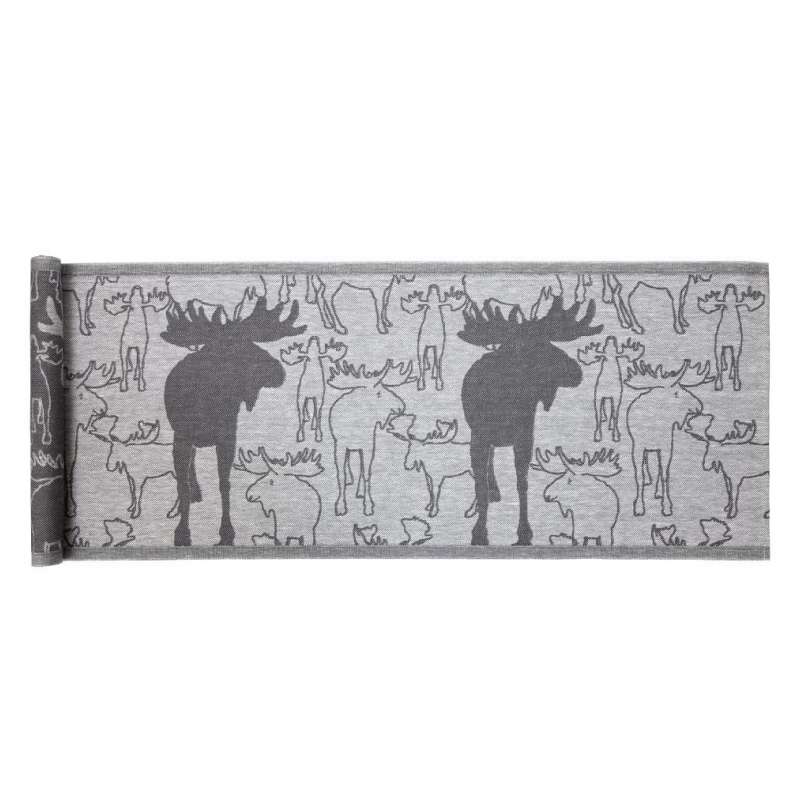 Jokipiin Kaiku Sauna Sitzunterlage 45 x 160 cm Sauna Seat Cover white/gray