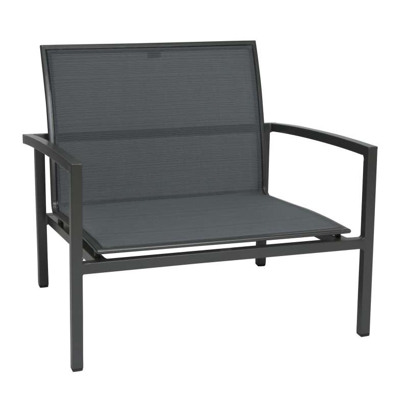 Stern Skelby Lounge-Sessel Lounge-Stuhl Gartensessel Gartenstuhl anthrazit/karbon
