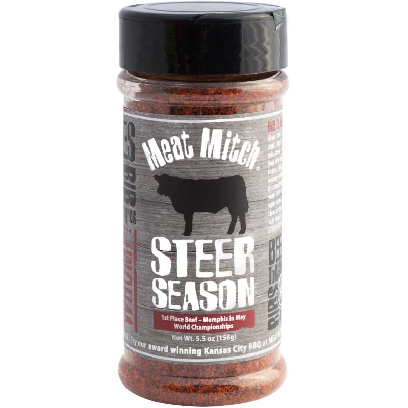 Meat Mitch Steer Seasoning BBQ Steakgewürz, 176 g Gewürzzubereitung