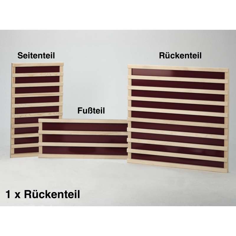 Infraworld Infrarot Flächenheizung Einzelelemente Rückenteil Espe B3333