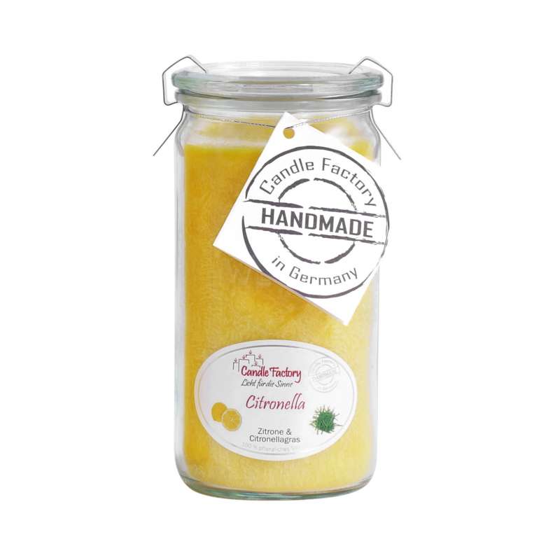 Candle Factory Mini Jumbo Citronella Duftkerze Dekokerze Zitronengras 307010