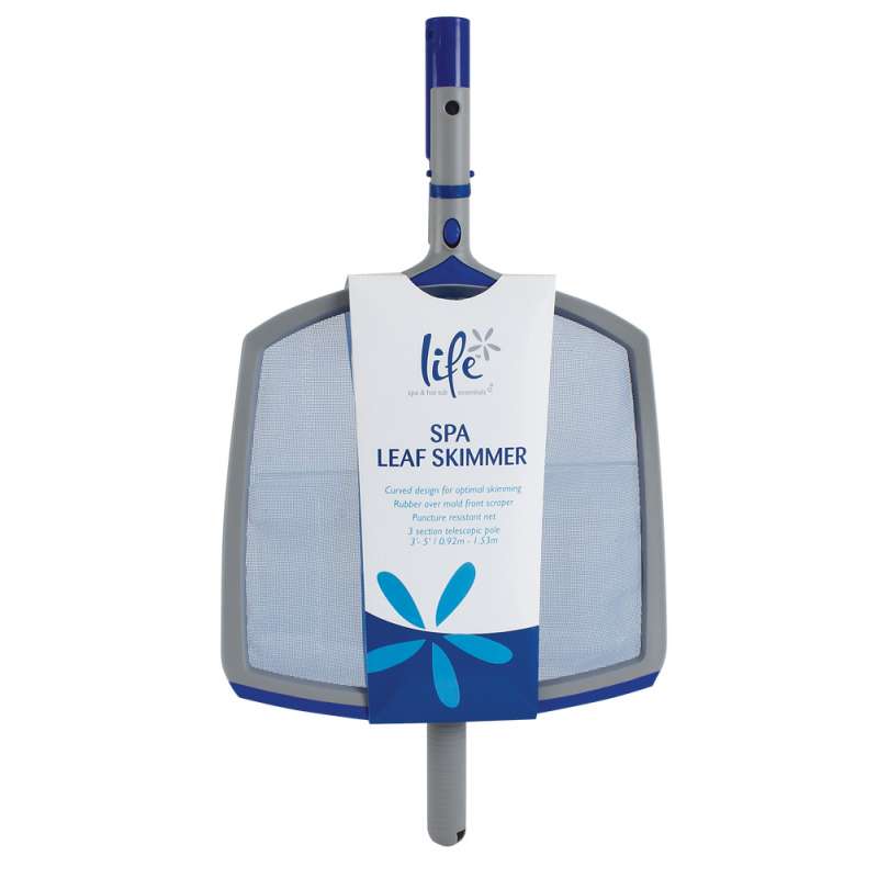 Life Spa Leaf Skimmer Whirlpool Laubskimmer inkl. Teleskopstange 3-teilig ausziehbar