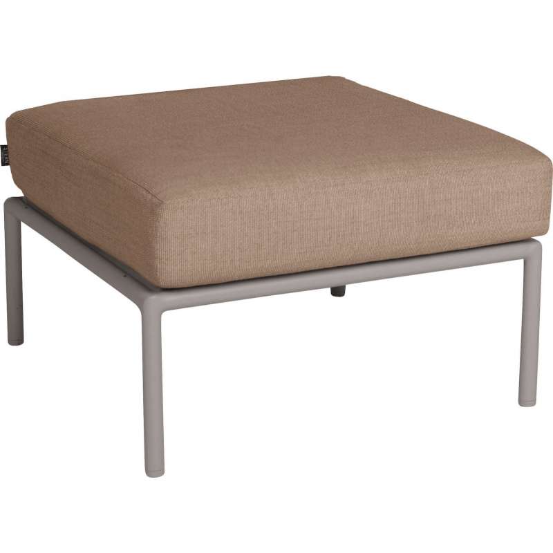Stern Romy Hocker Sitzhocker Lounge Aluminium greige Kissen 100% Polyacryl Muskat