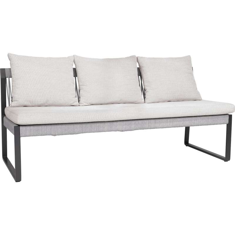 Stern Tammo 3-Sitzer Gartenbank Lounge-Bank Lounge-Sofa Aluminium mehrere Farben