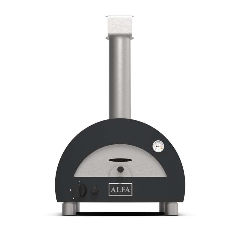 Alfa Forni Tragbarer Gas Pizzaofen Moderno Portable Grau - Backt 1 Pizza in 90 Sekunden