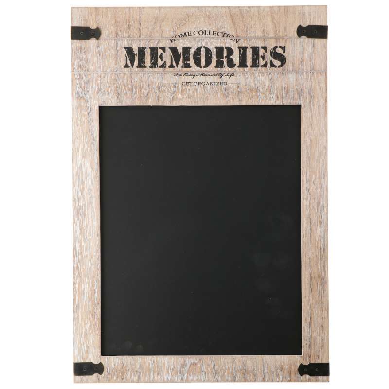 Memoboard Blackboard 50 x 34 cm Holzboard Pinnwand Notiztafel Kreidetafel